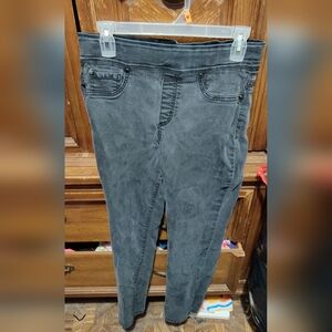 kim Rogers petite black jeans size 12p high waisted